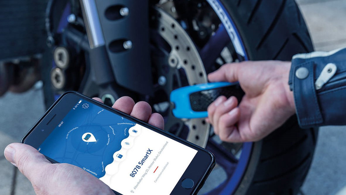 Abus announce Bluetooth connected motorcycle lock